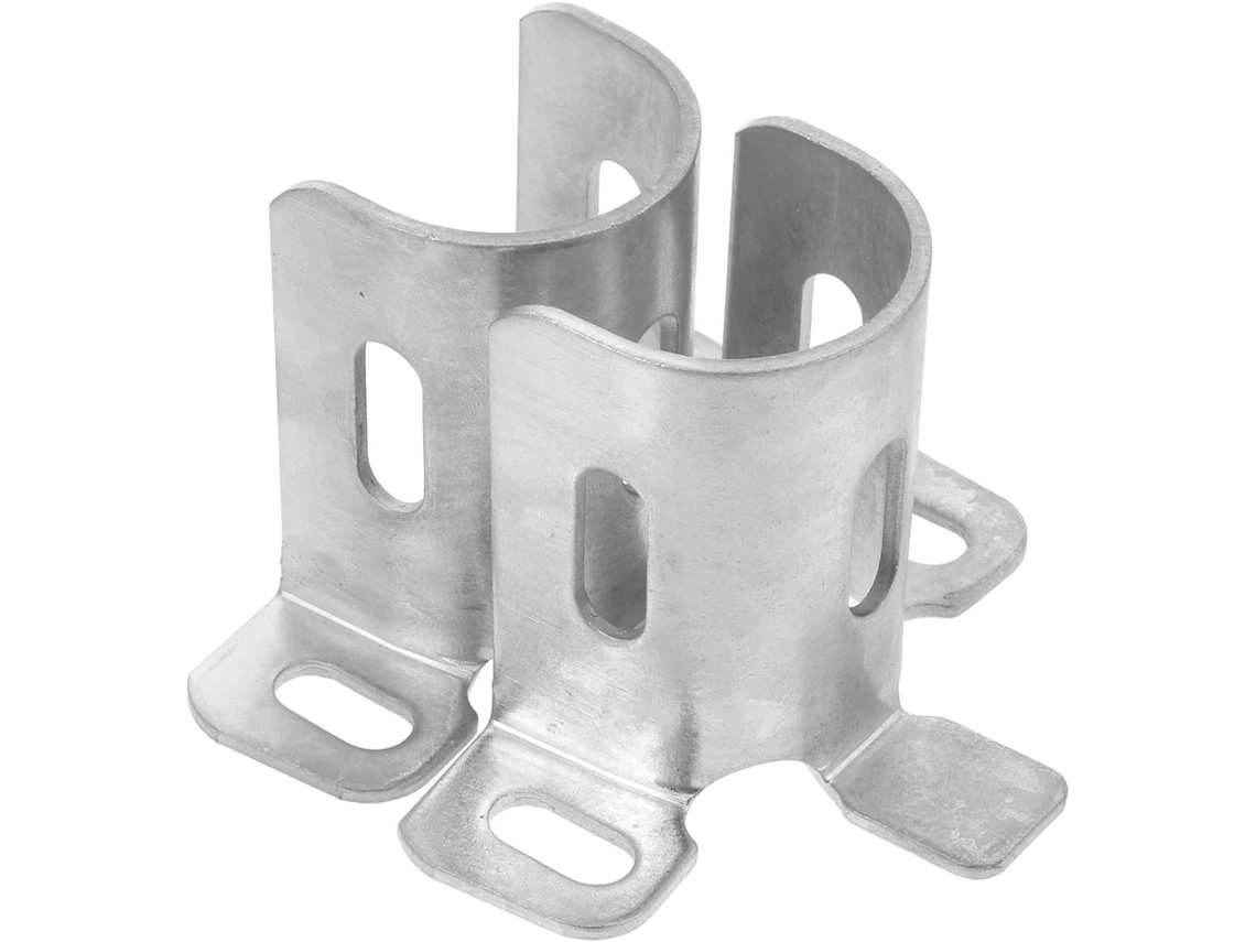 Suporte Para Porta De Enrolar Hanabass Em Ferro Galvanizado 2 Peças, Suporte Robusto Para Tubo De Eixo, Aplicação