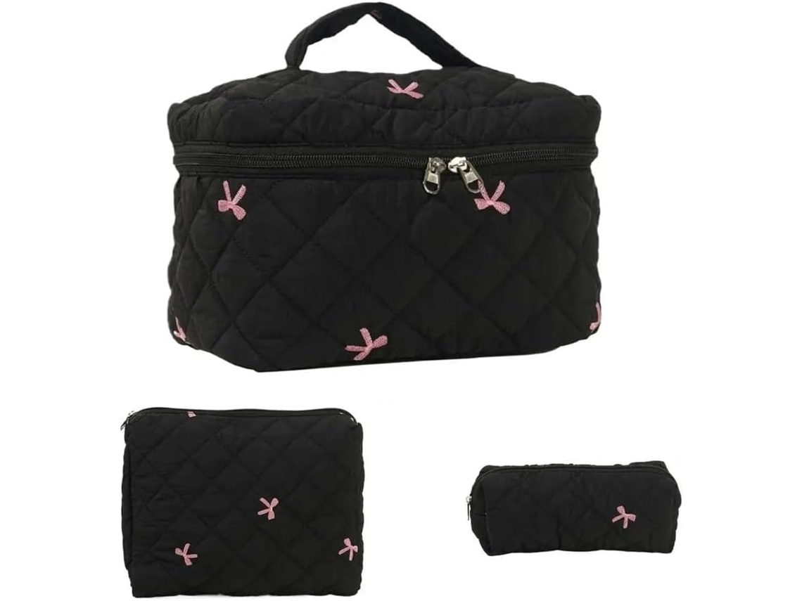 Necessaires SFUSHOS, 3 unidades, acolchoadas, para Maquiagem