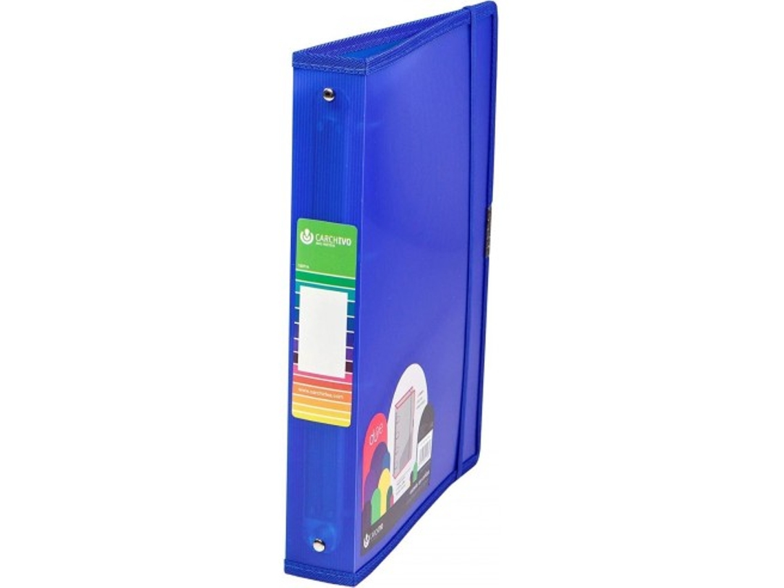 Livro Carpeta A4 4 Anillas 25mm Polipropileno Azul Cierre Con Goma Dune De Desconocido (espanhol)