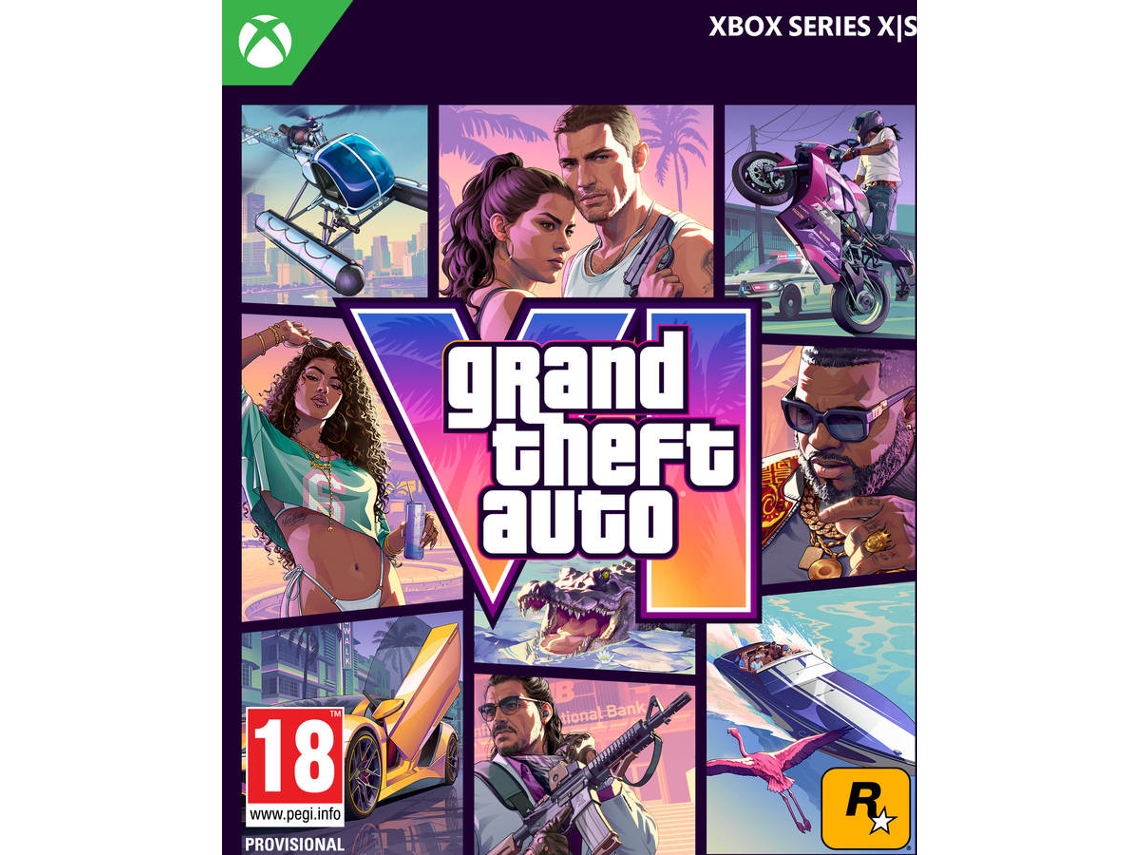 Pré-venda Jogo Xbox Series X Grand Theft Auto VI (Código de Descarga na Caixa)