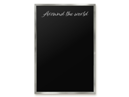 Magnetic Board Around The World For The Living Room Espelharte (40x60 Cm)