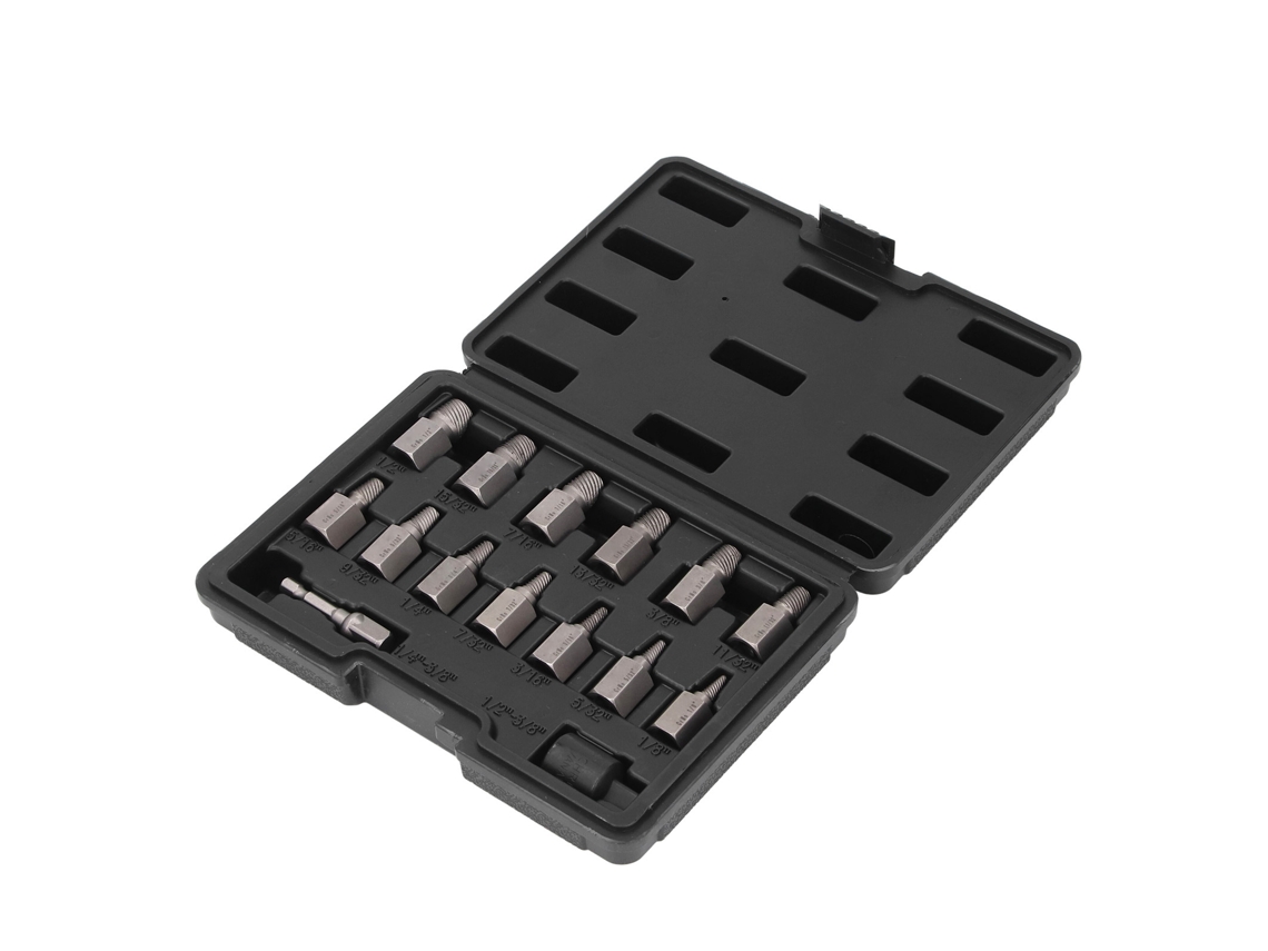 Conjunto De Extratores De Parafusos Danificados Laxiscreed Em Aço Carbono Para Reparações