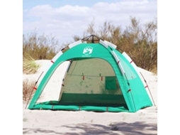 Vidaxl Tenda Praia 2 Pessoas Libertação Rápida Impermeável Verde Mar
