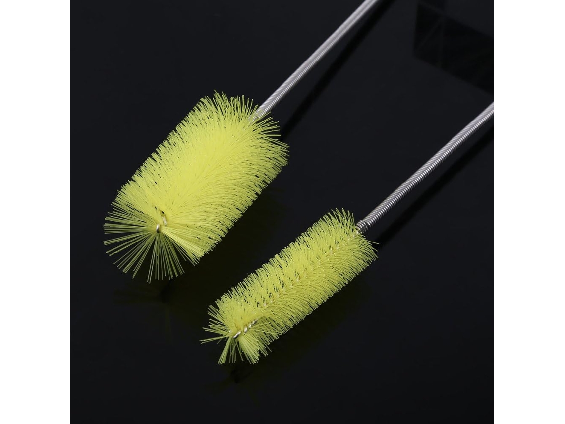 Escova Flexível Para Tubos, Escova De Aço Inoxidável 61 Polegadas Com Ponta Dupla Para Limpeza Tubos 9a 35mm, Mola