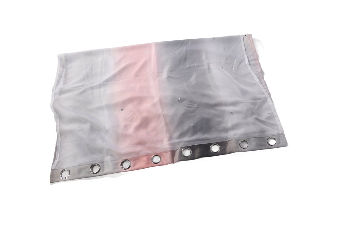 Cortinas Blackout S/MARCA, duas camadas, tule, cinza, 134x240cm