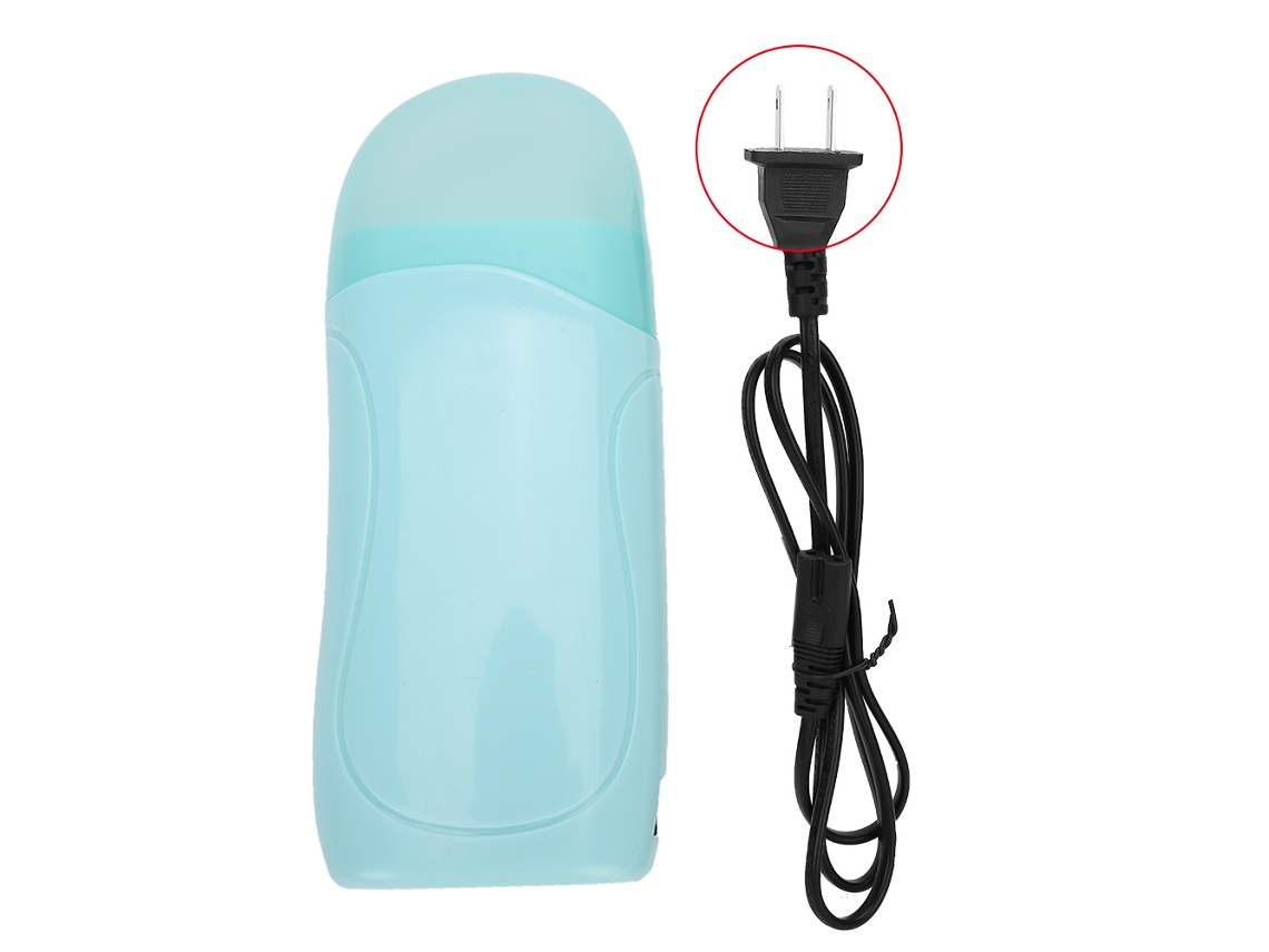 Máquina de Depilação com Cera Roller Wax 2026, 100g, 40W, Aquecedor de Cera Portátil para Mãos, Pés e Pernas, Plugue EUA 110V
