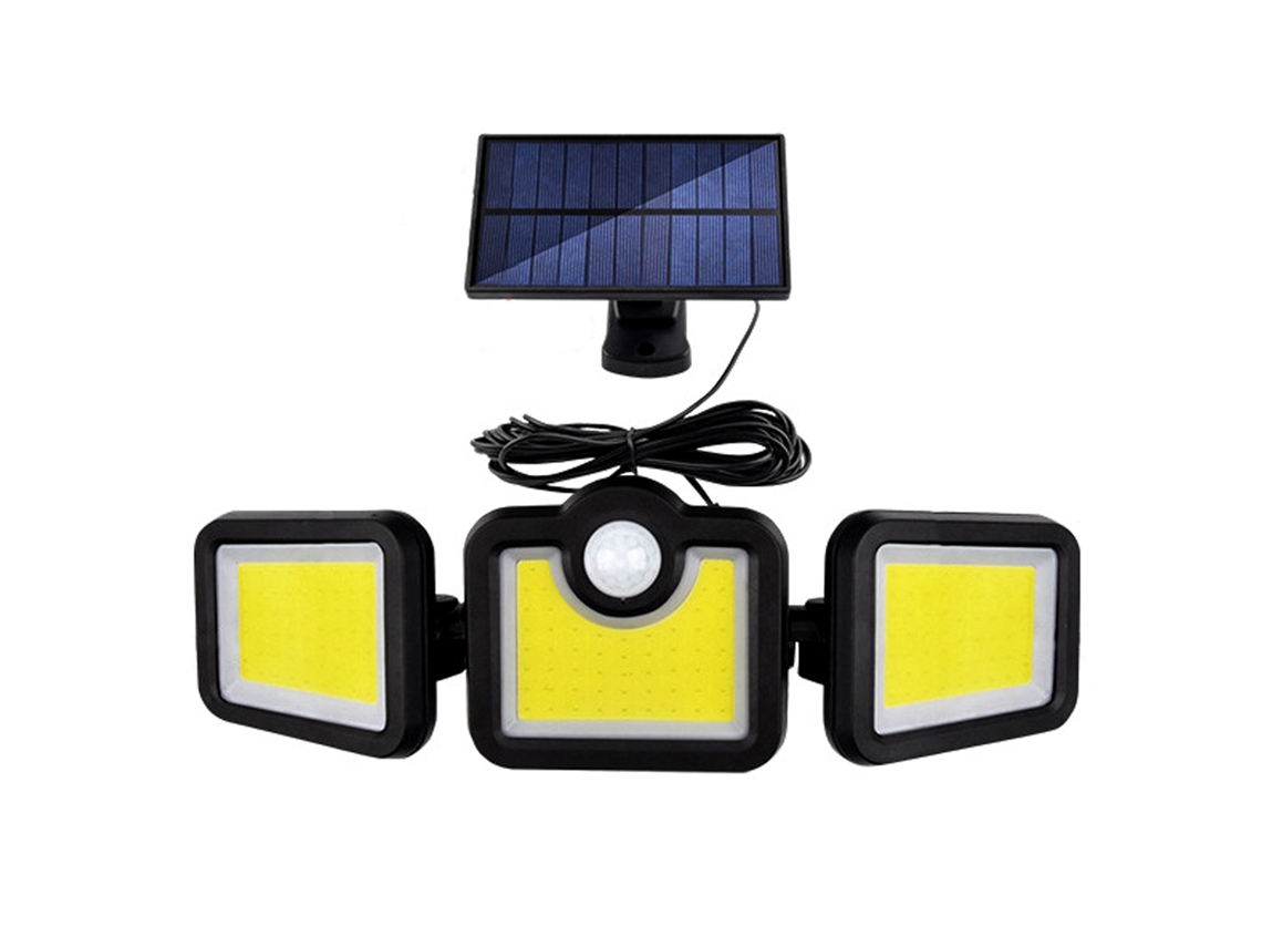 Luzes Solares Led Externas À Prova D'água Com Sensor De Movimento