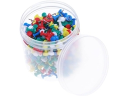 Conjunto De 400 Tachinhas Multicoloridas De Plástico E Metal Para Quadrados De Cortiça, Fáceis E Seguros De Usar, Ideal Para