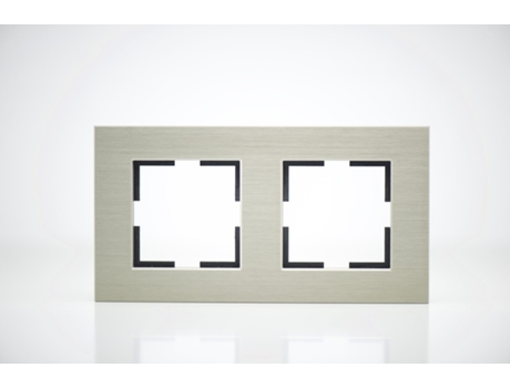 Placa de Acabamento de Metal de Bronze 2 Postes 84X159X10Mm