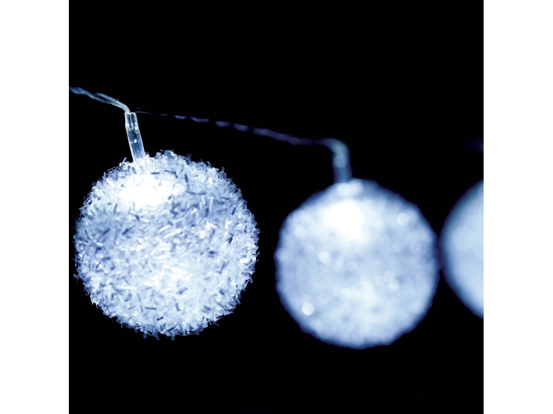 Enfeites de Natal FÉÉRIC LIGHTS AND CHRISTMAS interior, guirlanda 10 LED (Branco)