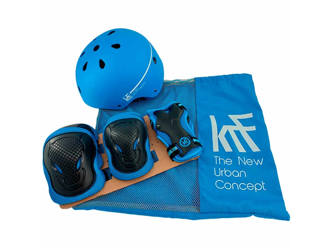 Cascos Y Protecciones Krf Prot. Set Essential Protec+ Blue