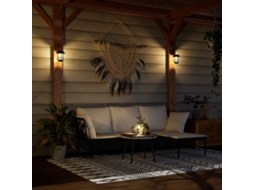 Vidaxl Candeeiro Solar P/ Exterior 4pcs Chama Tremulante Branco Quente