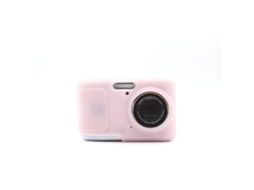 Capa Silicone HEXINYIGJLY para Kodak Pixpro Fz45tampa Objetiva Removível, Antirriscos Rosa Claro