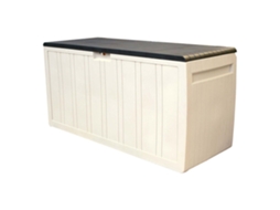 Caixa de Armazenamento Ao Ar Livre de Resina Top 270L Dourado 117 X 45.5 X 57 Cmgardiun