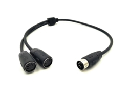 Lurelia Cabo Divisor Midi Din 5 Pinos, Adaptador Y Para Teclados, Pianos E Sintetizadores, Guitarra E Baixo