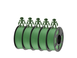 Filamento Para Impressora 3d, Acabamento Fosco, Sem Entupimento, Pla Fosco Verde O Oem