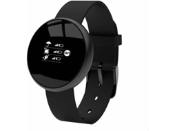 Smartwatch Mulheres Bluetooth Sports Fitness Anti Lost Controle Luz Monitor Gordura Corporal Período Menstrual Pedômetro Ip67 Yizhood (preto)