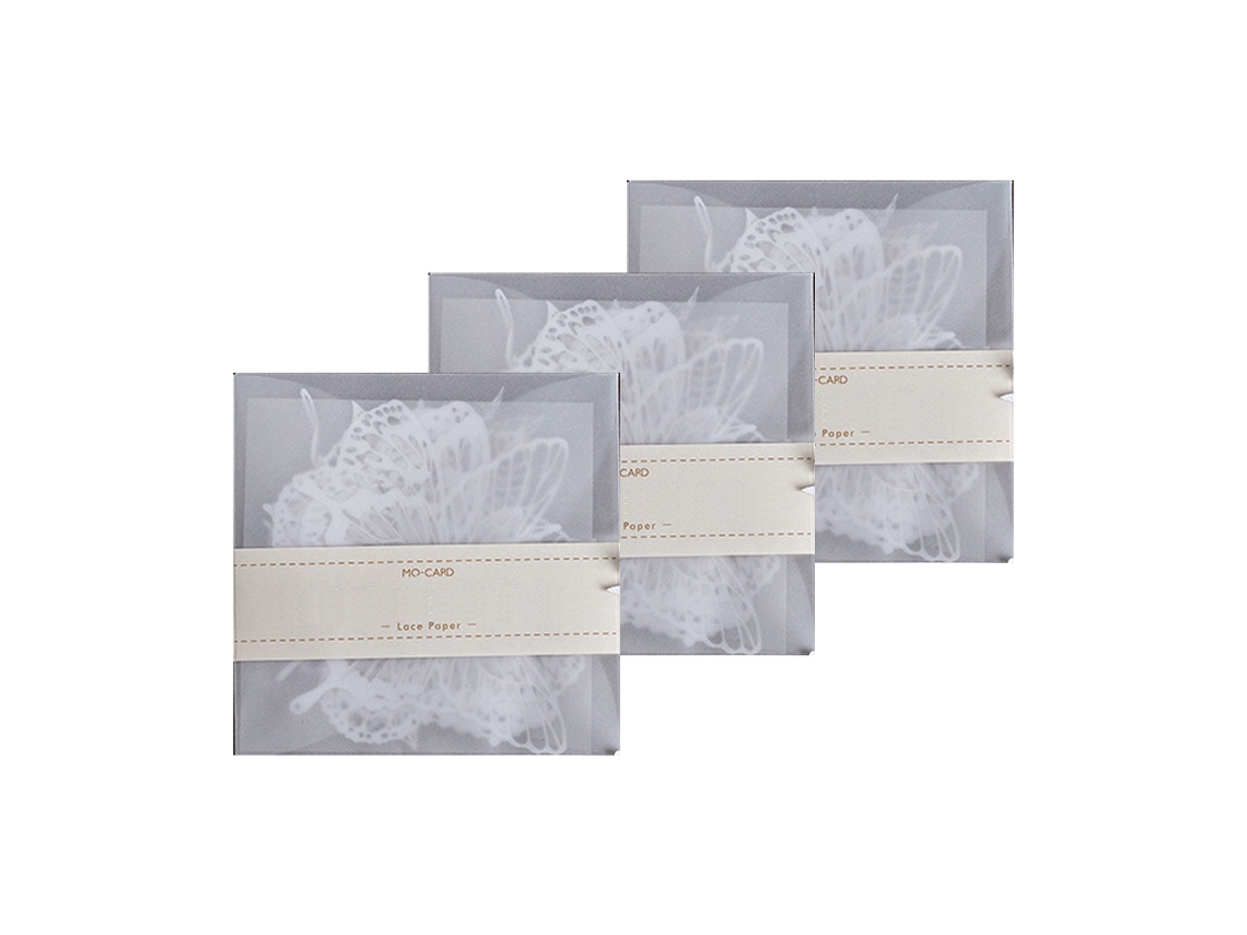 30 Pcs Autocolantes de Renda Vintage Impermeáveis para Scrapbook e Planners NEVEANCE