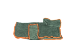 Roupão Absorvente, para Cães, Secagem Rápida, Verde AQUAFORGE