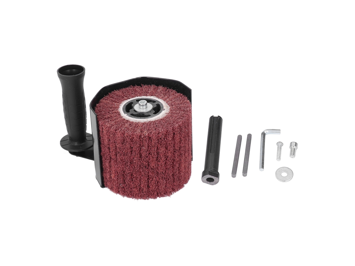 Kit De Polimento E Brilho Anexo Para Lixadeira Angular M10 Para Madeira E Metal
