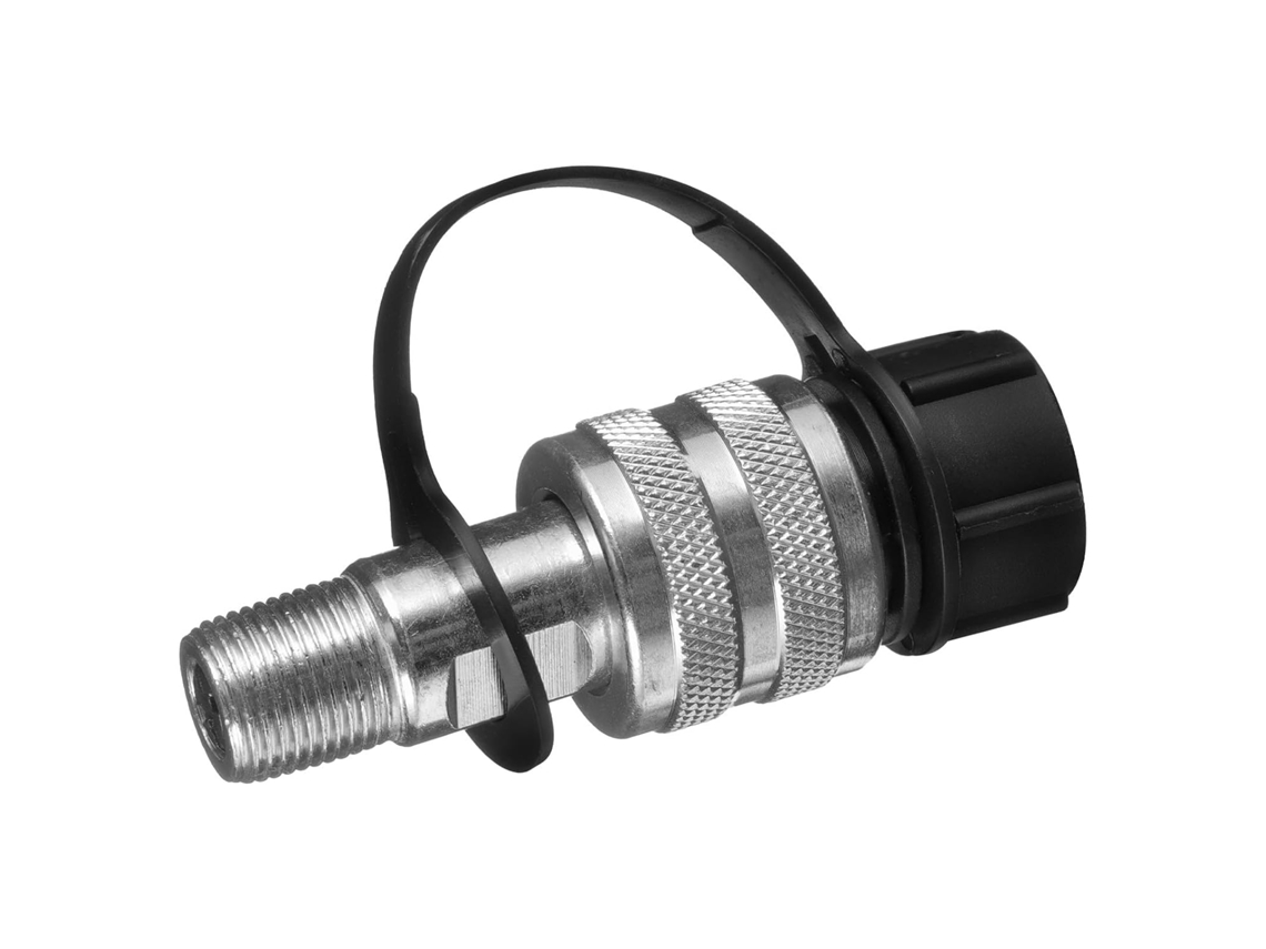 Conexão Rápida Hidráulica Fêmea De 3/8" Em Aço Carbono Com Tampa