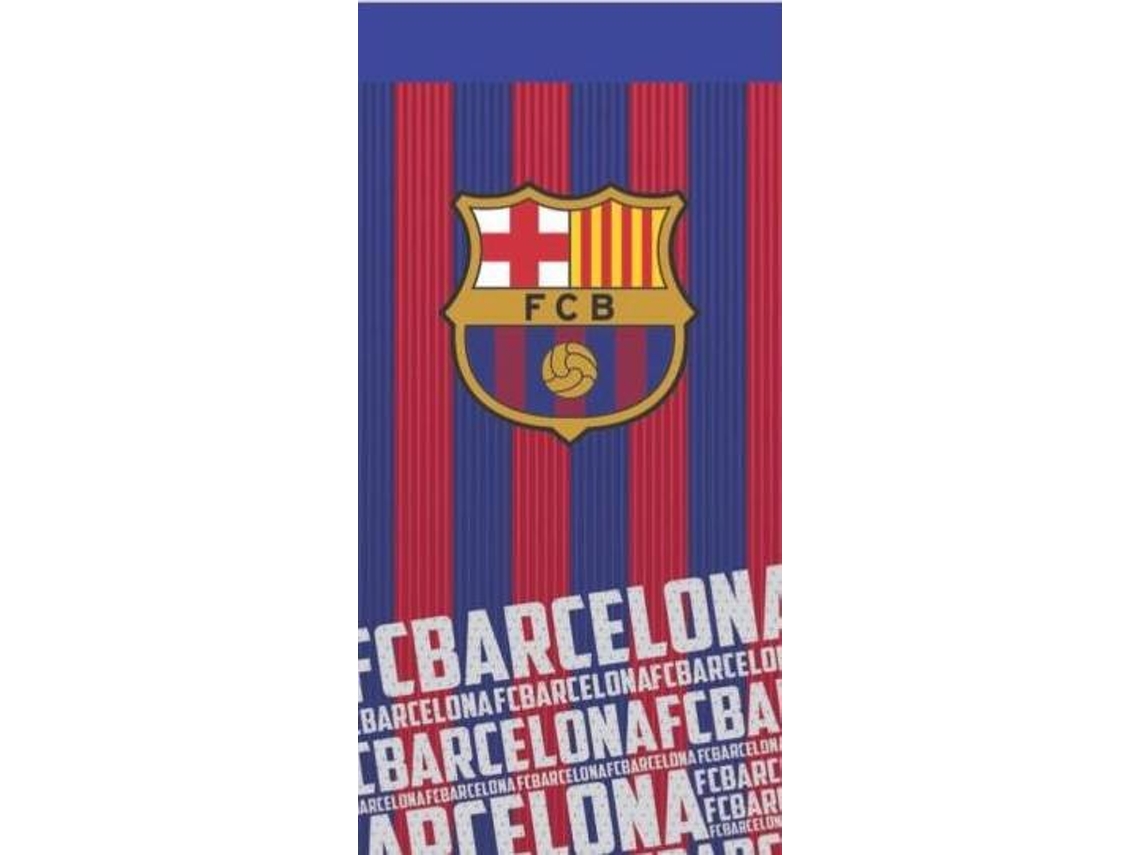 Toalha de praia de algodão FC Barcelona Manterol