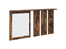 Conjunto 1 Suporte Para Casacos Vidaxl Castanho Derivados De Madeira (85 X 10 X 45 Cm)