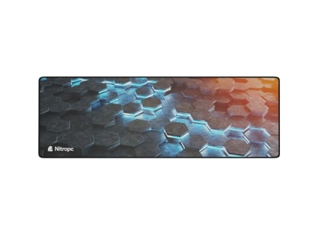 Tapete de Rato Gaming NITROPC XL Nmp1 90 x 30 cm Multicor