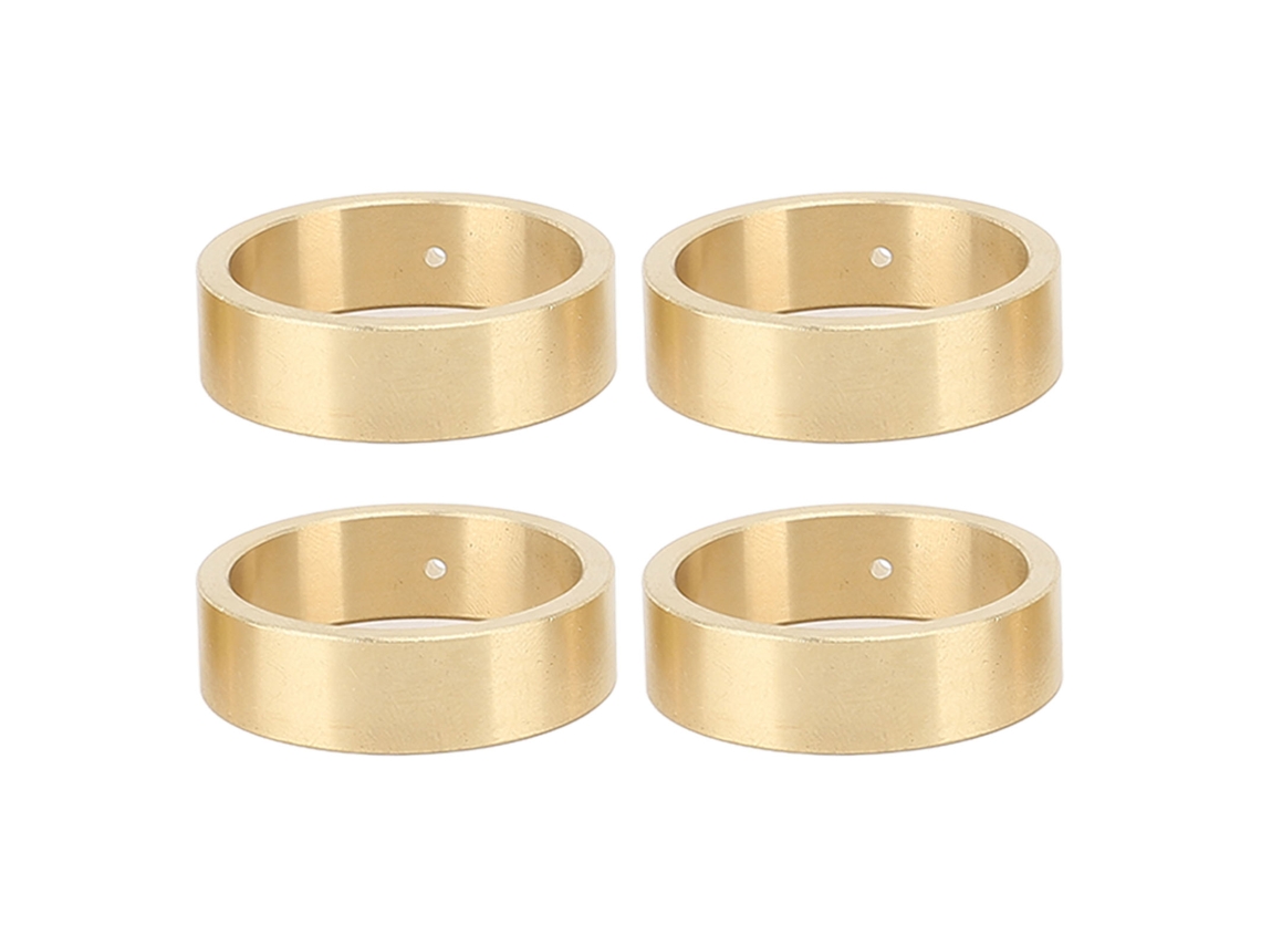 4pcs Anel De Contrapeso Para Aro De Roda Carro Rc Hobbyplus 1/18 4wd Cp18p Diâmetro 1.50in Largura 0.39in