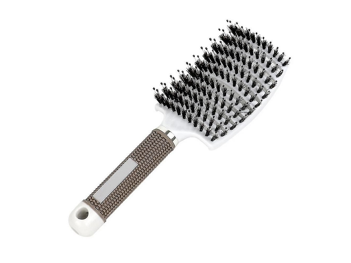 Escova De Cabelo Antiestática, Curva E Ventilada, Para Desembaraçar E Massagear
