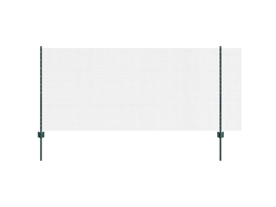Cerca Com Poste Verde 1 X 10 M Aço