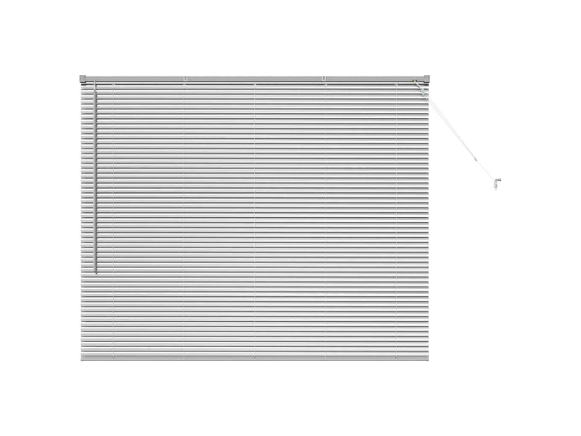 Conjunto 1 Persianas Venecianas Vidaxl Prateado Alumínio (130 X 160 Cm)