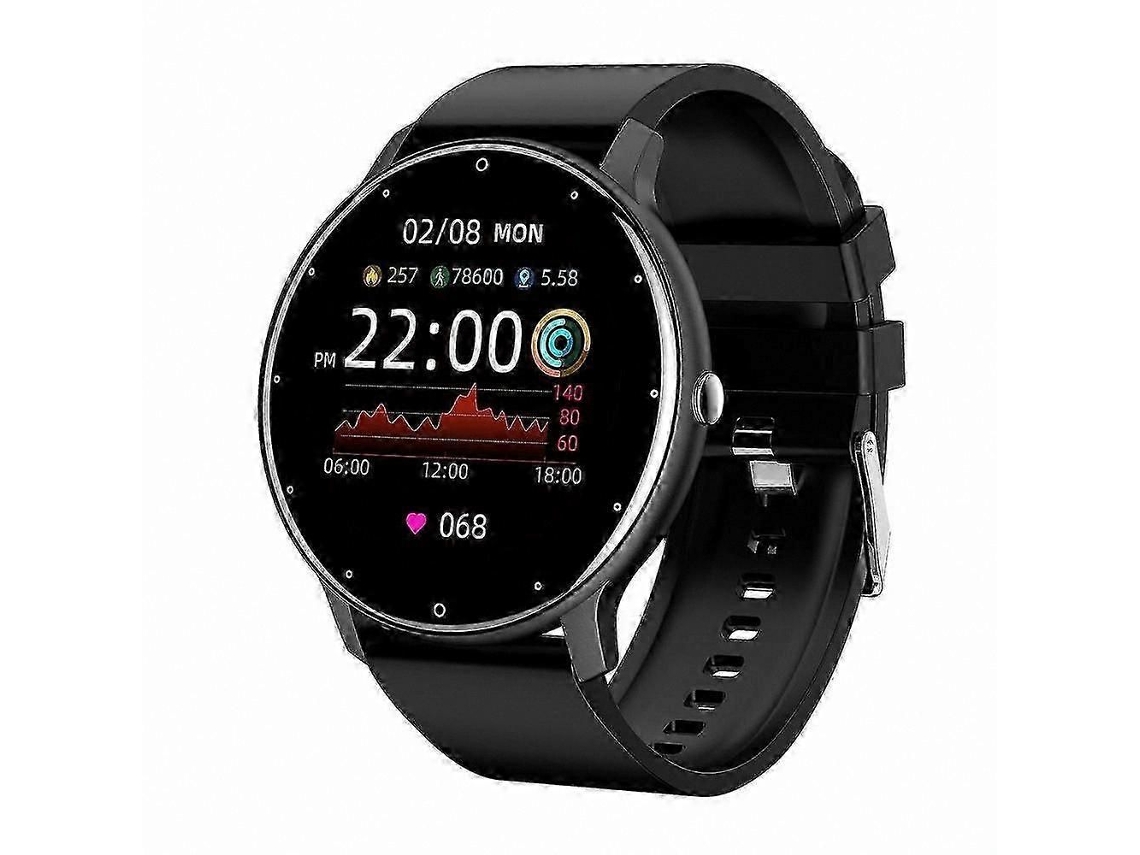 Relógio Inteligente Com Monitor De Saúde, Controle De Música, Alertas De Chamadas E Visor Digital.
