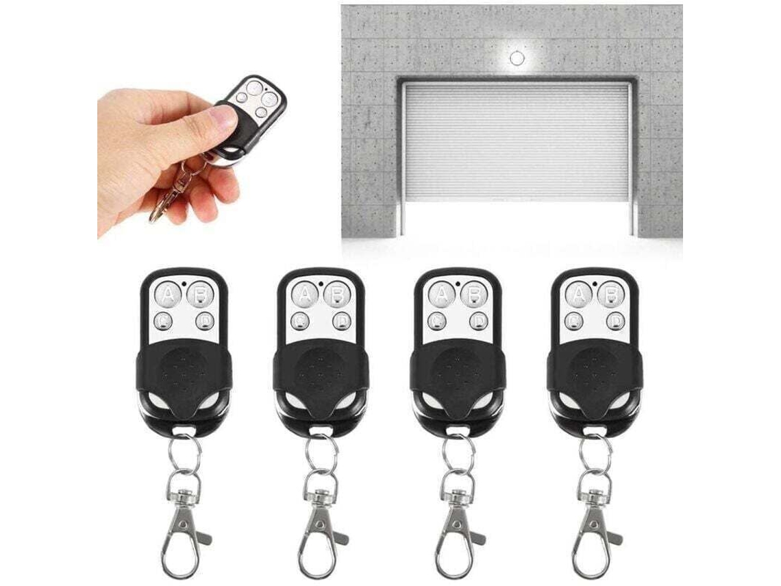 Controle Remoto Universal Clonador de 4 Peças Xu Kit Completo para Abridor de Porta Garagem BRILVIBERA