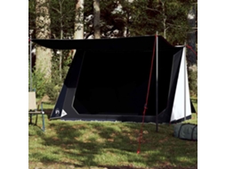 Vidaxl Tenda De Campismo P/ 2 Pessoas Tecido Opaco Impermeável Branco