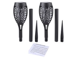 Lâmpada de Chama Solar Led Torch À Prova de Chuva para Jardim Paisagismo Decoração Externa