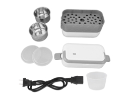 Caixa térmica elétrica portátil com aço inox 304, aquecimento rápido, 110v S/MARCA