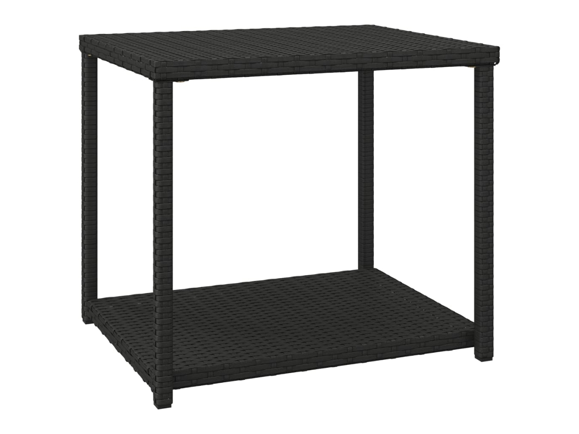 Mesa de Apoio 55x45x49 Cm Vime Pe Preto MAISON EXCLUSIVE
