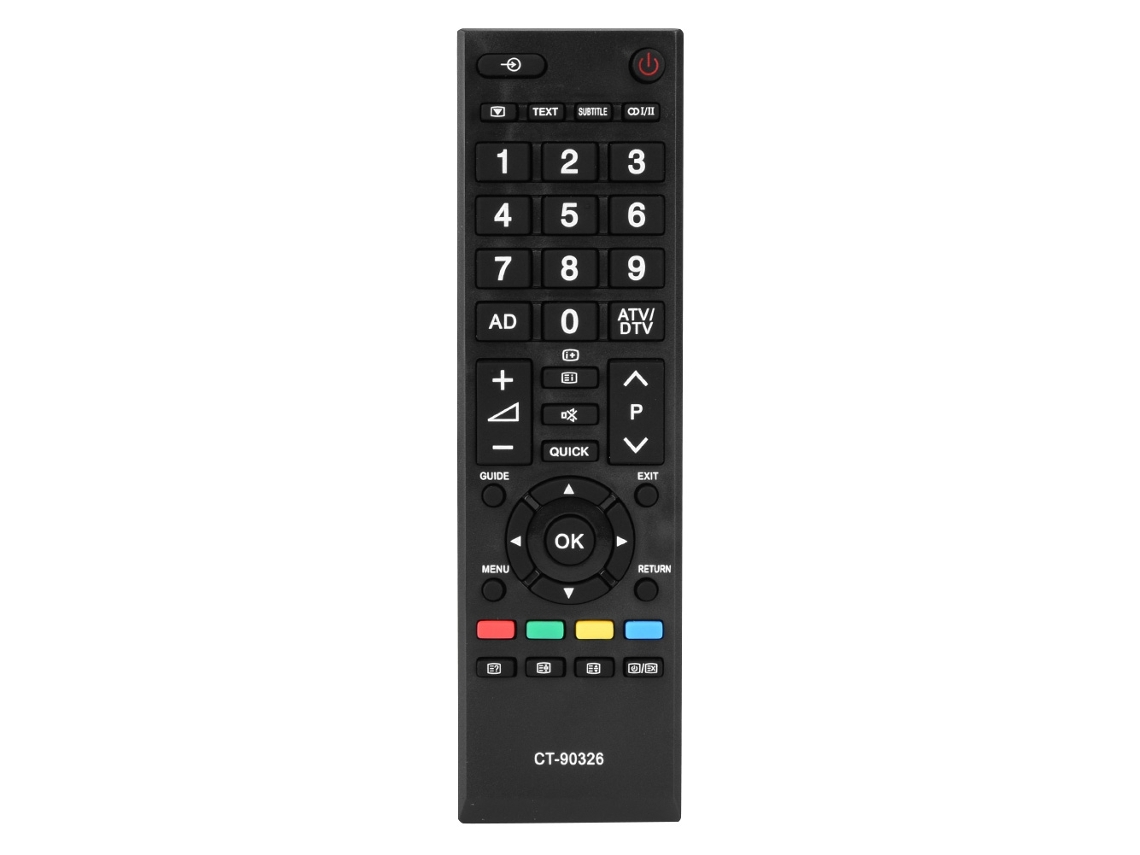 Controle Mali Substituto Multifuncional Ct 90326 para Tv Toshiba, Alta Qualidade