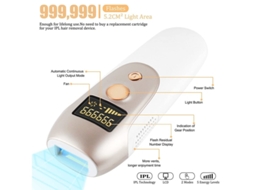 Depilador Ipl Yizhood 999.999 Flashes Indolor Profissional Unissex Branco