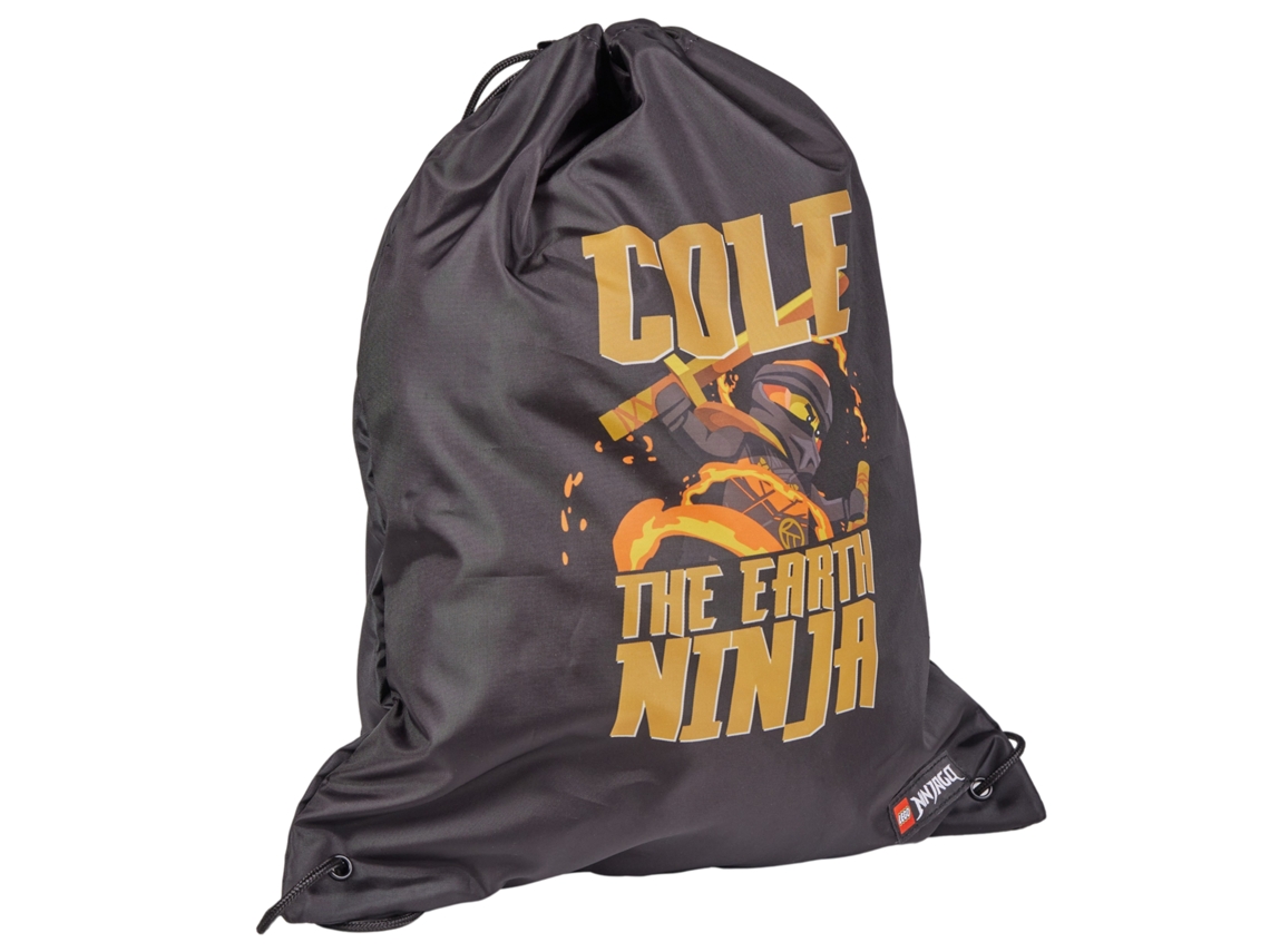 Mala De Menino Lego Ninjago Drawstring Size Poliéster Preto (tamanho Único)