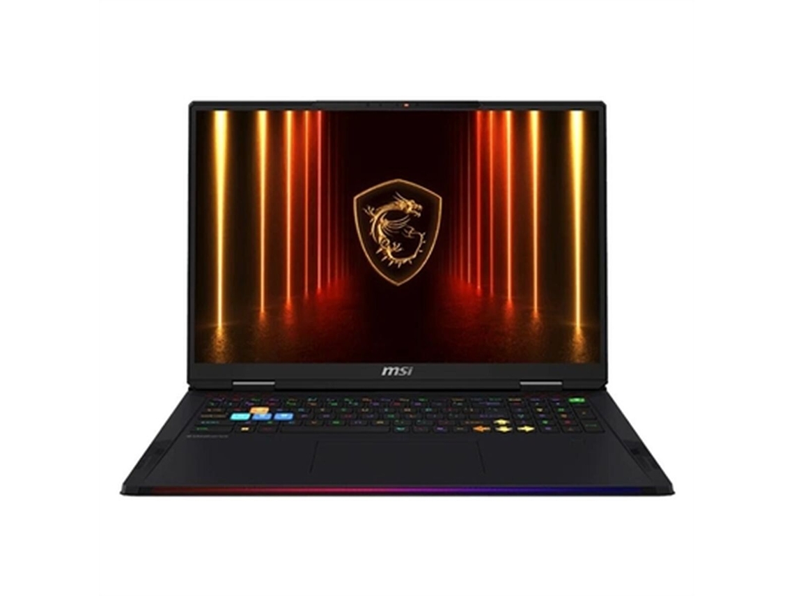 Laptop MSI Raider A18hx 040es (SSD de 2 TB, soquete EU 18, teclado QWERTY espanhol, 64 GB de RAM, AMD Ryzen 9, RTX 5080)
