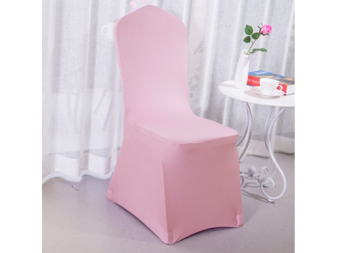 1 Pacote Removível Protetor de Capa de Cadeira de Sala de Jantar para Casa Restaurante-Rosa Claro Engrossado EVELTEK 40x90x38CM
