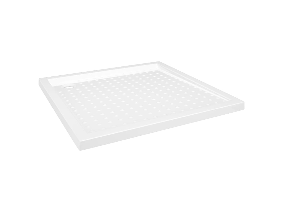 Base De Chuveiro Vidaxl White Abs (80x80x4cm)