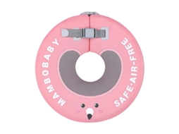 Mambobaby B510 Boia Flutuante Para Pescoço De Bebê Não Inflável, Brinquedo De Natação Para Treinamento De Natação Para Bebês, Rosa, -aquaforge