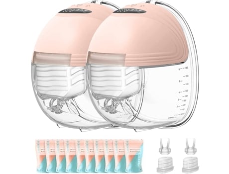 Bomba Tira Leite Elétrica S21 Rosa Digitallab