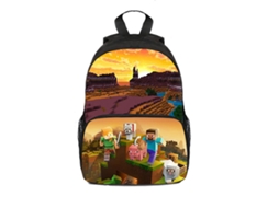 Mochila Minecraft Para Crianças Mochila Escolar Mochila De Personagem Compatível Com Minecraft Yde Slowmoose Slowmoose