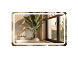 Espelho de Parede REA Edit Transparent 100x60 Led