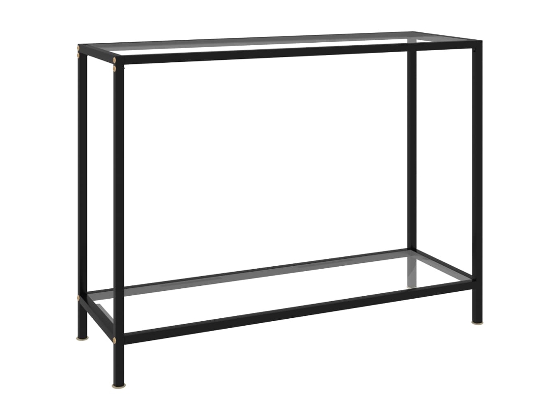 Console Table, Console Tables Vidaxl Transparente Vidro (100 X 35 X 75 Cm)