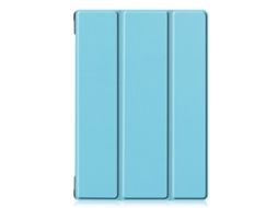 Capa para Lenovo M10 Fhd Rel X605Fc/Lc Tab5 Te710Kaw Tri-Fold FLLIBERTÉ Azul